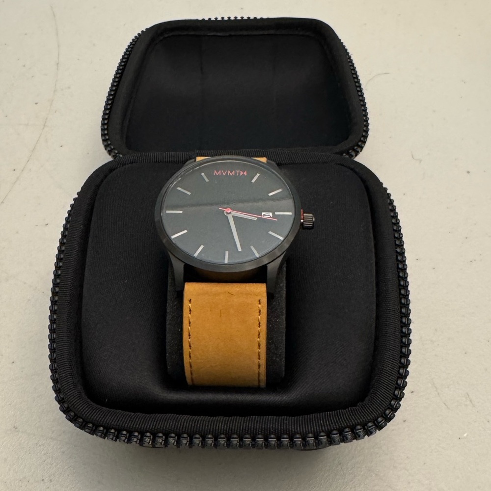 NEW MVMT Black and Tan Men’s Watch